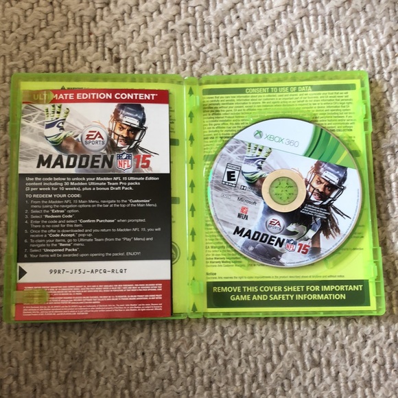 New XBOX 360 Madden 15 Ultimate Edition - Picture 3 of 8